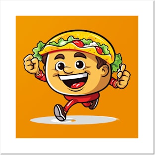 kawaii Taco T-Shirt cute potatofood funny Posters and Art